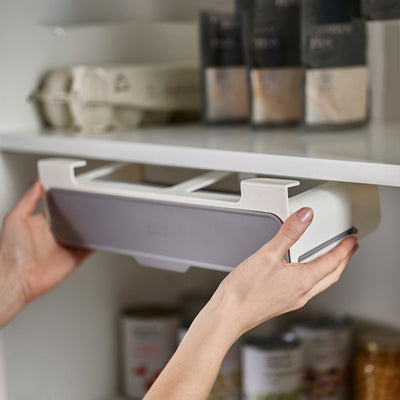 Under-Shelf Seasoning Bottle Storage Rack