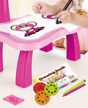 Children LED Projector Drawing Board