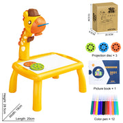 Children LED Projector Drawing Board