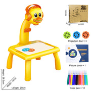 Children LED Projector Drawing Board