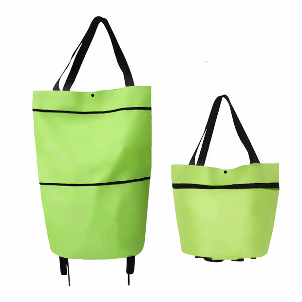 Foldable Eco Friendly Shopping Bag With Wheels