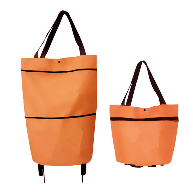 Foldable Eco Friendly Shopping Bag With Wheels