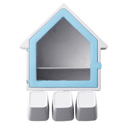 House Shape Wall Mounted Toothbrush Holder