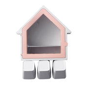 House Shape Wall Mounted Toothbrush Holder