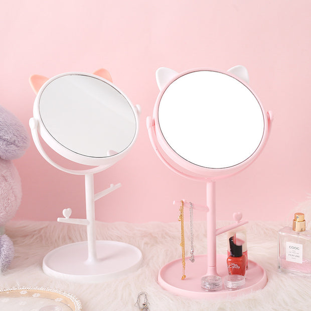 Cute Cat Ear Makeup Mirror