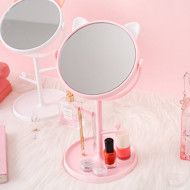 Cute Cat Ear Makeup Mirror