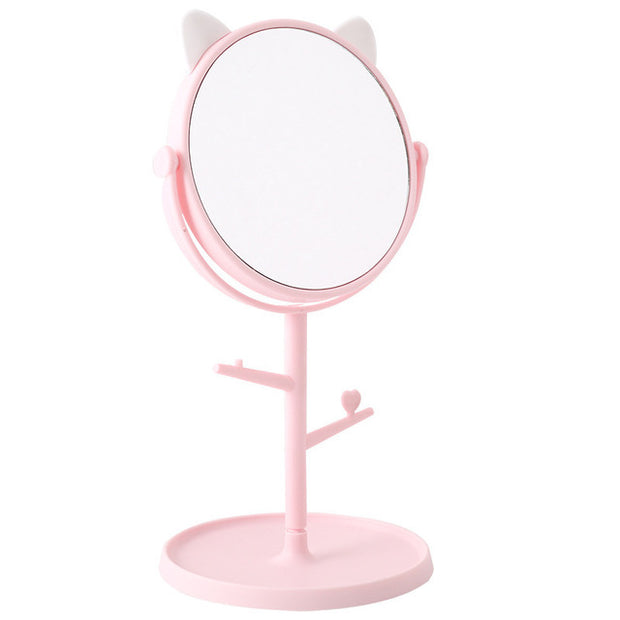 Cute Cat Ear Makeup Mirror