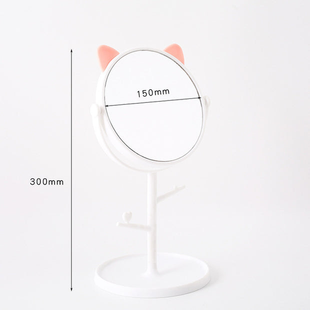 Cute Cat Ear Makeup Mirror